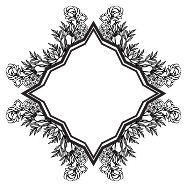 Güzel çelenk çerçevesi, süslü desen zarif, çeşitli kartlar süslü. Vektör