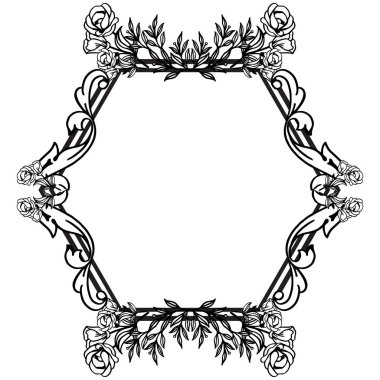 Zarif kartlar, güzel duvar kağıdı, dekorasyon sevimli çiçek çerçevesi ile. Vektör