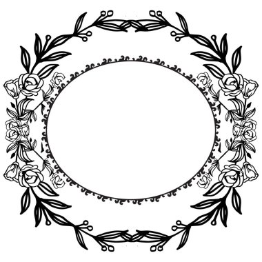 Çeşitli şekil çerçevesi, davetiye dekorasyon, duvar kağıdı benzersiz. Vektör