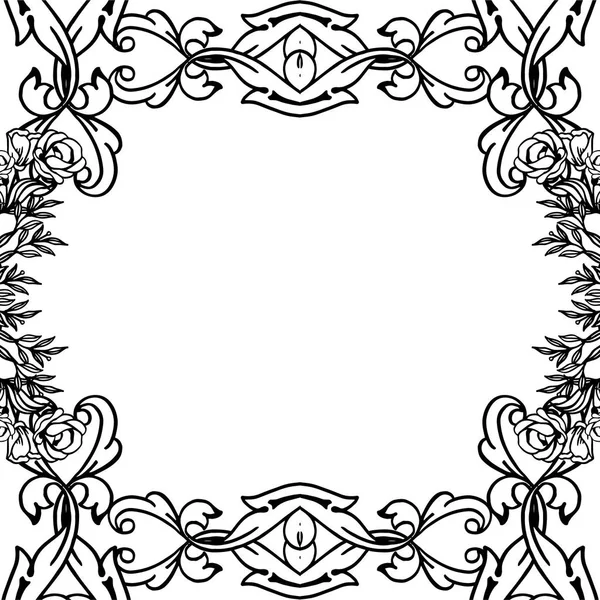 Muster von Tapetenkarten, mit Textur Blumenrahmen elegant. Vektor — Stockvektor