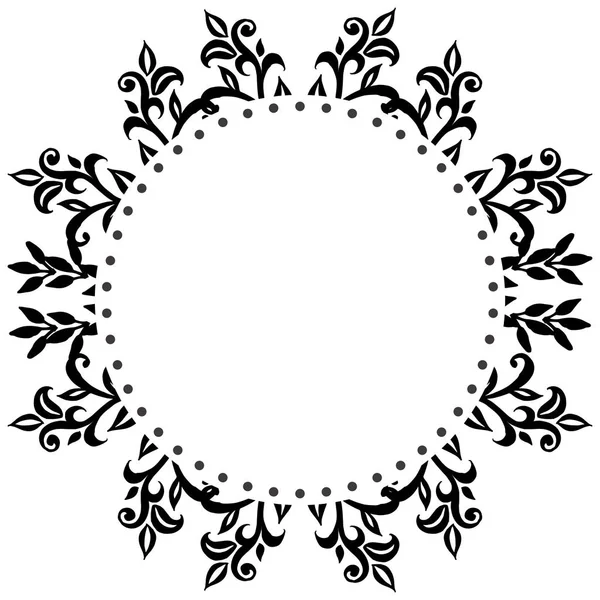 Modelo para design com moldura floral sobre fundo branco, ornamentado de vários cartões. Vetor — Vetor de Stock