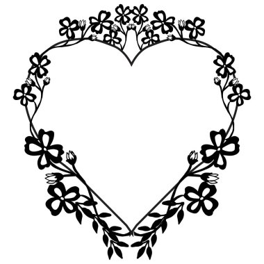 Çelenk çerçevesi, tasarım davetiye dekorasyon. Vektör