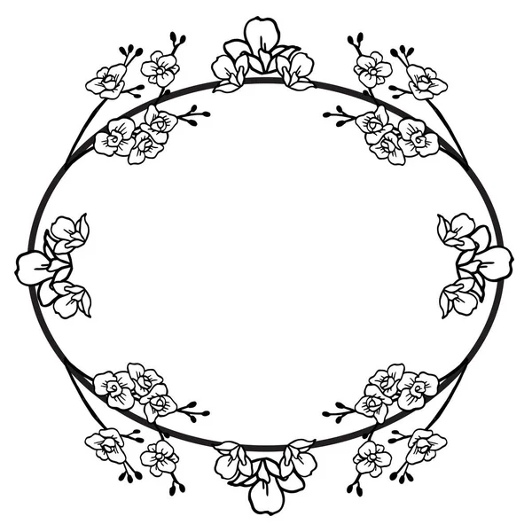 Elegantní květinové rámy, prvky pro návrh vizitky. Vektorové — Stockový vektor