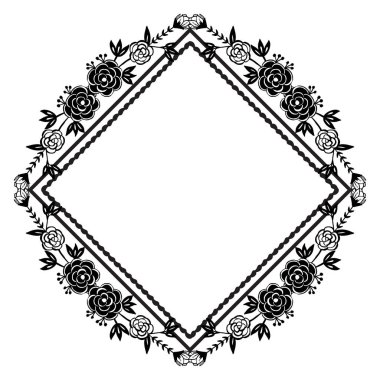 Davet kartları, tebrik kartları, zarif çelenk çerçevesi için süsleme. Vektör