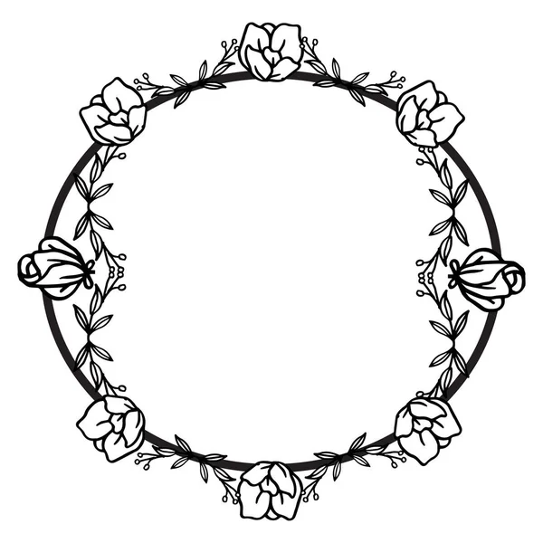 Arte gráfico de marco de corona hermosa, papel pintado único, para el diseño de banner. Vector — Vector de stock