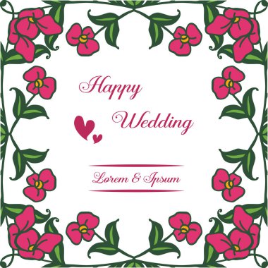 Güzellik çiçek çerçeve, yaprak dekorasyon kalabalık, beyaz bir zemin üzerinde izole. Vektör