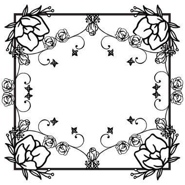 Benzersiz çerçeve süslü, güzel yaprak çiçek için, duvar kağıdı fon, kartların dokusu ile. Vektör