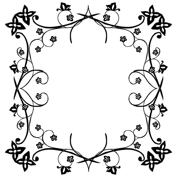 Verzierung der einzigartigen Rahmen, für schöne Blatt Blume, Tapete Hintergrund, mit Textur der Karten. Vektor — Stockvektor