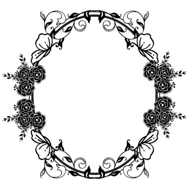 Çiçek çerçeve, güzel süs, çeşitli kartların tasarımı için soyut ayarlayın. Vektör