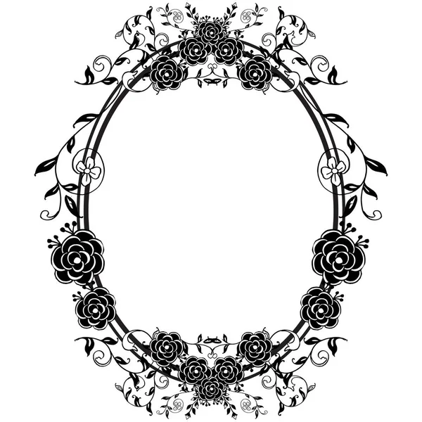Çiçek çerçeve, güzel süs, çeşitli kartların tasarımı için soyut ayarlayın. Vektör