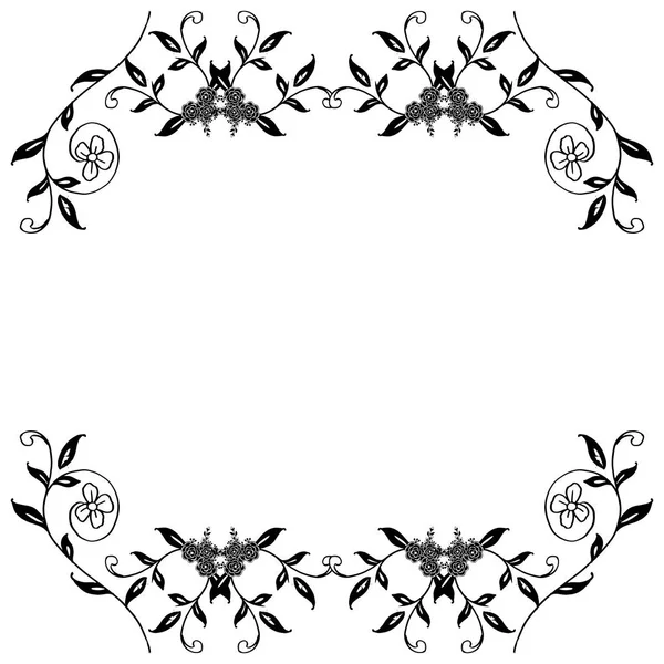 Güzel çelenk çerçeve, çeşitli şekil çerçeve benzersiz, kartların dekorasyon sınırı. Vektör