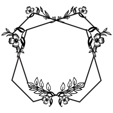 Güzel çelenk çerçeve, tebrik kartı veya davet kartı, metin yeri duvar kağıdı için. Vektör
