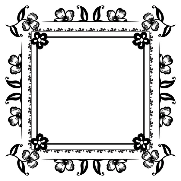 Hermoso marco de corona, para el fondo de pantalla de la tarjeta de felicitación o tarjeta de invitación, lugar de texto. Vector — Vector de stock