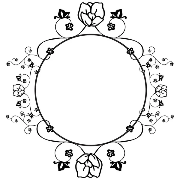 Element Design für Rahmen, mit sehr schöner Blütenpracht. Vektor — Stockvektor