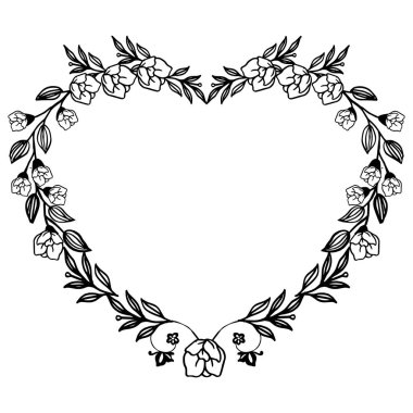 Davet kartı ve tebrik kartı tasarımı, yaprak çiçek çerçeve güzel çizim ile. Vektör