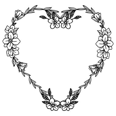 Davet kartı, tebrik kartı, çiçek çerçeve dekorlu çeşitli kart. Vektör