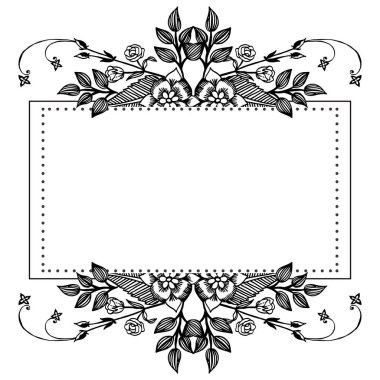 Stil vintage çerçeve, güzel çelenk çerçeve ile, kartların duvar kağıdı için. Vektör