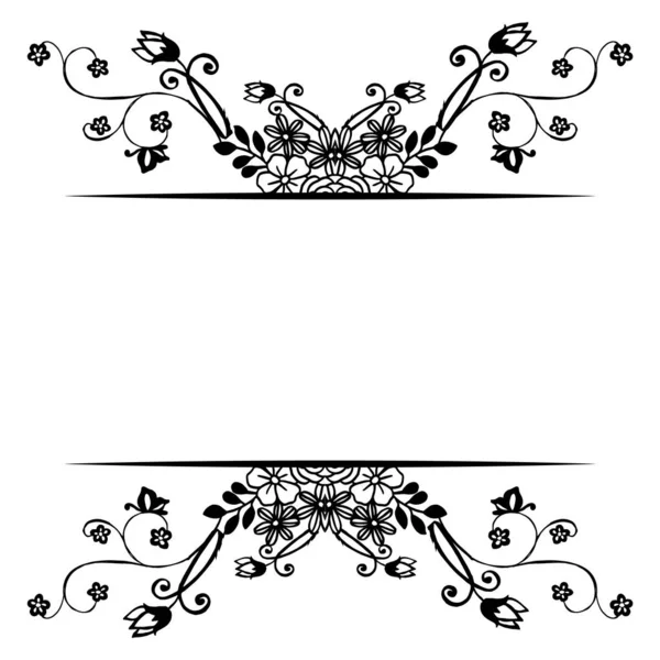 Estilo de decoración vintage, hermoso marco de corona, adornado de tarjeta de felicitación. Vector — Archivo Imágenes Vectoriales