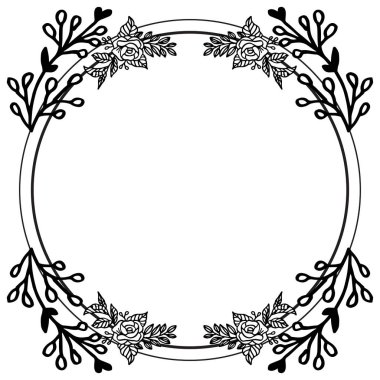Vintage arka plan, güzel çelenk çerçeve, tebrik kartı için. Vektör