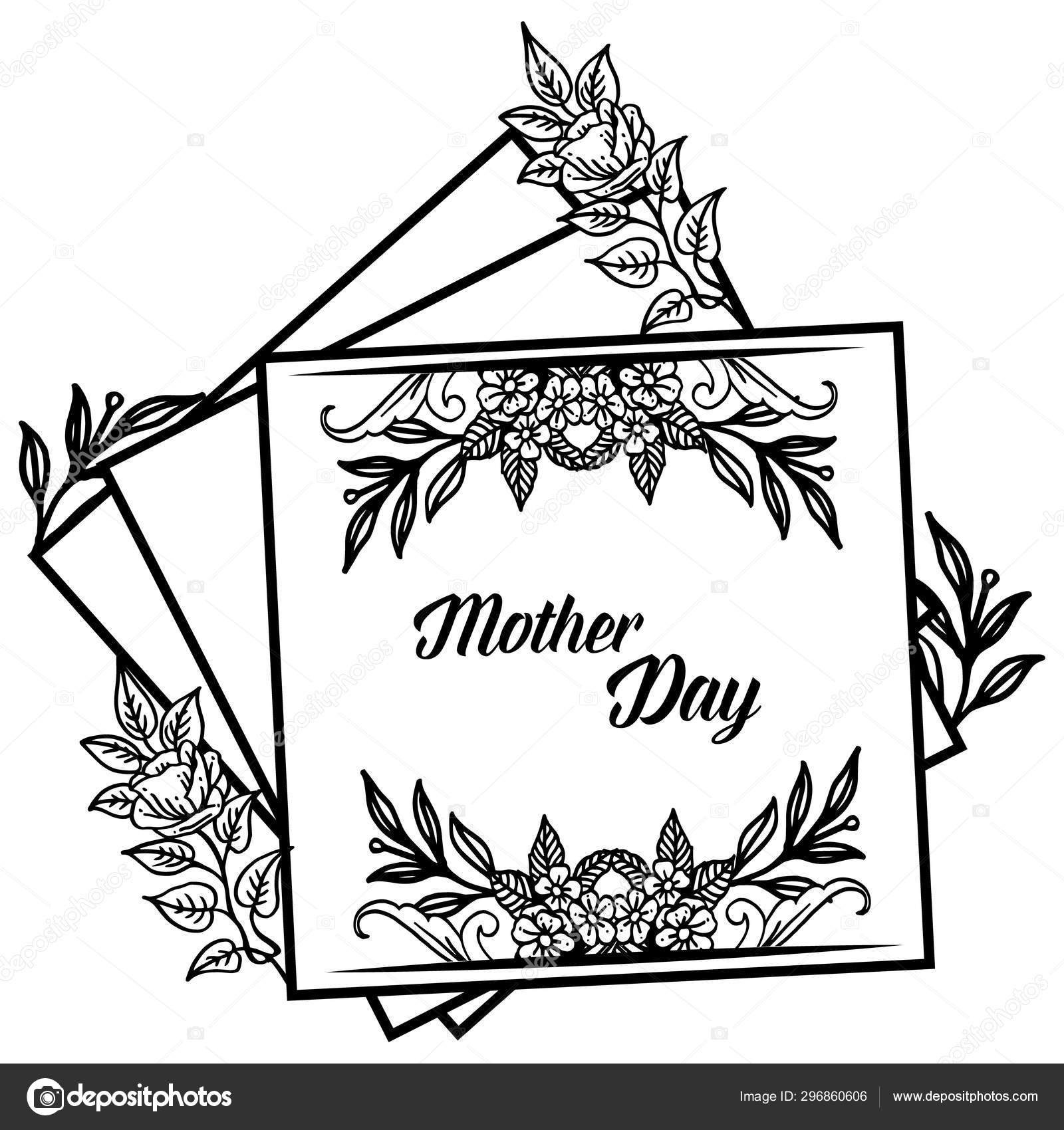 Illustration Vectorielle De La Bordure Florale Avec Les Fleurs