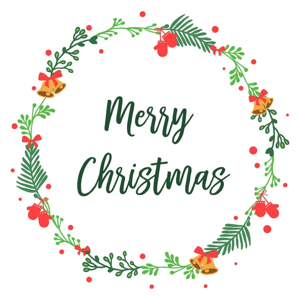 Renkli çiçek çerçeve süsü ile, Noel ler için yazı yazısı. Vektör