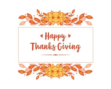Doğanın sonbahar çiçeği çerçeveleri, beyaz arka planda bir element, kart şükran gününün süslenmesi için. Vektör