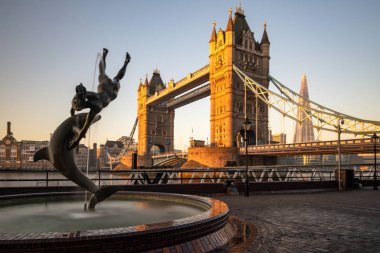 Londra Cityscape Tower Bridge ile