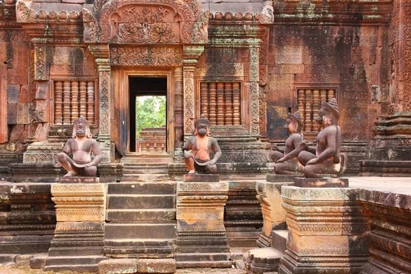 Banteay Srei Siem Reap Castle Dos Mais Belos Castelos Camboja — Fotografia de Stock
