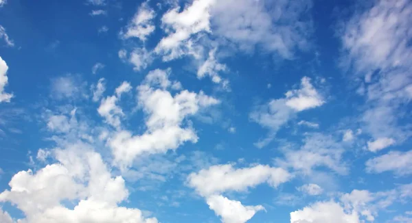 Abstract White Cloud Shape Blue Sky Background — Stock Photo, Image