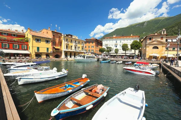 View Port Malcesine Lake Garda — Stock Photo, Image