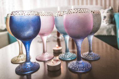 renkli Kupası kadehi Hatıra Eşyası