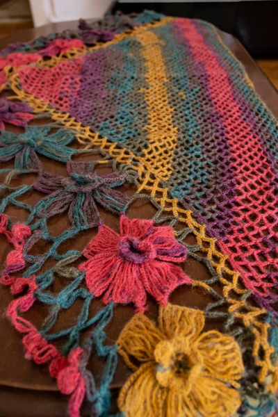Hand Labor Knitting Rope — Stock Photo, Image