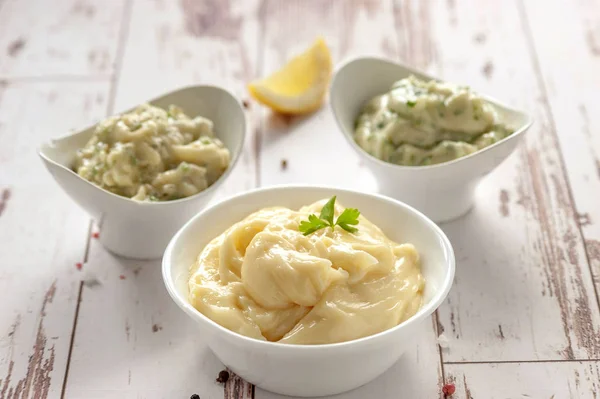 Mayonnaise sauce. — Stock Photo, Image