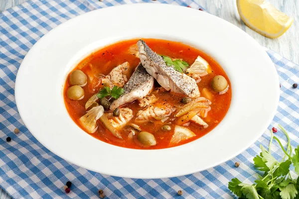 Zuppa di pesce. — Foto Stock