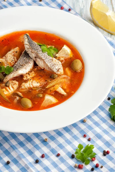 Zuppa di pesce. — Foto Stock