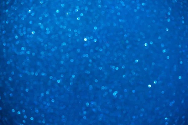 Latar Belakang Glitter Biru Abstrak Yang Tidak Terfokus — Stok Foto