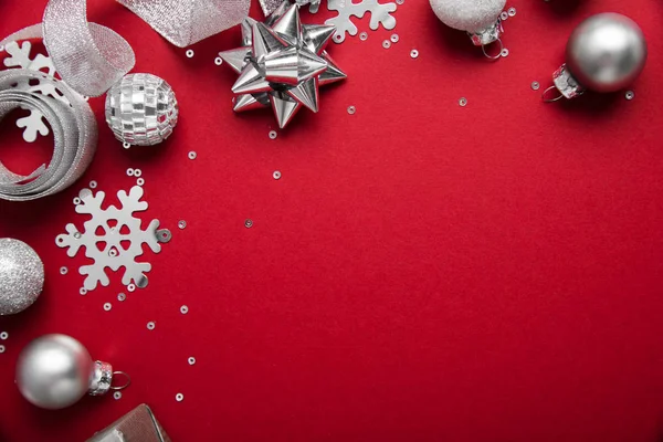 Buon Natale Buone Feste Biglietto Auguri Cornice Banner Capodanno Regali — Foto Stock