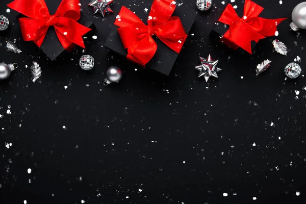 Vrolijk Kerstfeest Fijne Feestdagen Wenskaart Frame Banner Nieuwjaar Met Noel — Stockfoto