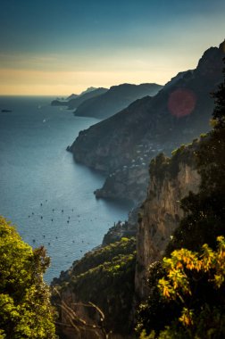 Bay İtalya Amalfi Coast bölgesindeki