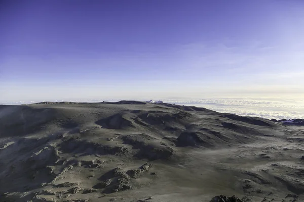 Vue Panoramique Sur Les Montagnes Dans Les Nuages — Photo