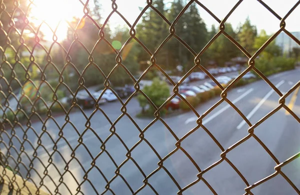 Chain Link Fence Net — Stock Photo, Image