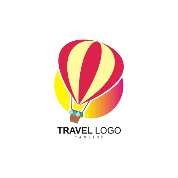 Depositar Nuevo Logotipo Viaje — Vector de stock