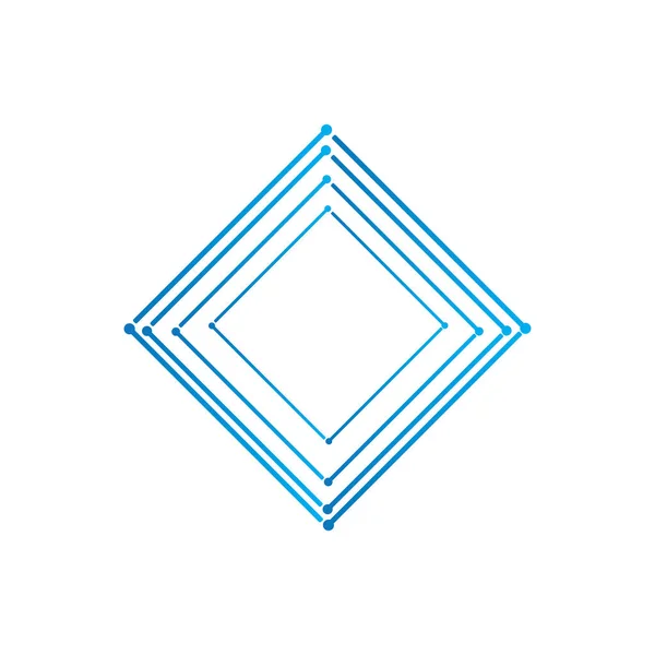Inspiração Design Logotipo Tecnologia Para Negócios Empresa —  Vetores de Stock