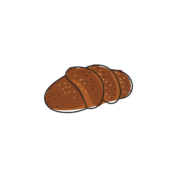 パン屋のフードロゴを — ストックベクタ