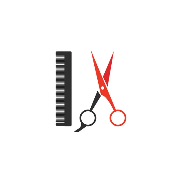 Depósito Barbería Arte Logo — Vector de stock