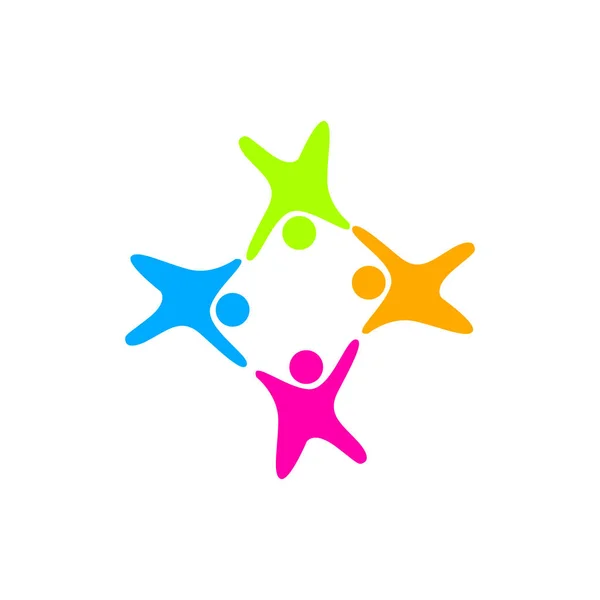 Insättning Barn Butik Logotyp — Stock vektor