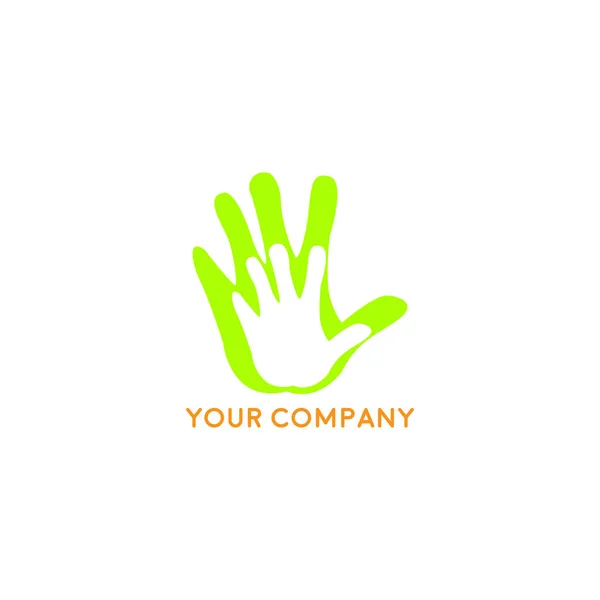 Insättning Barn Butik Logotyp — Stock vektor