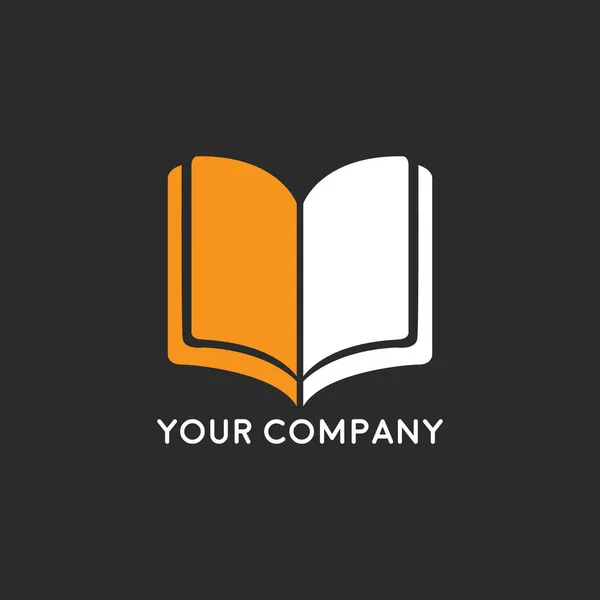Deposito Libro Negozio Logo — Vettoriale Stock