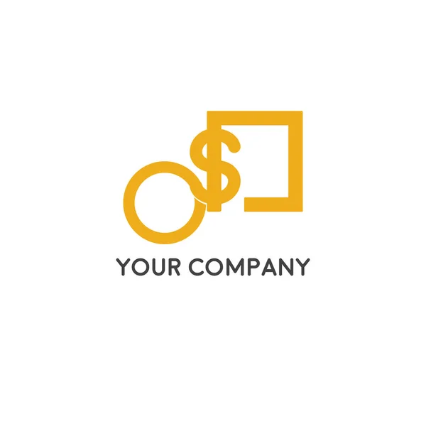 Logotipo Mutador Dinheiro Depósito — Vetor de Stock
