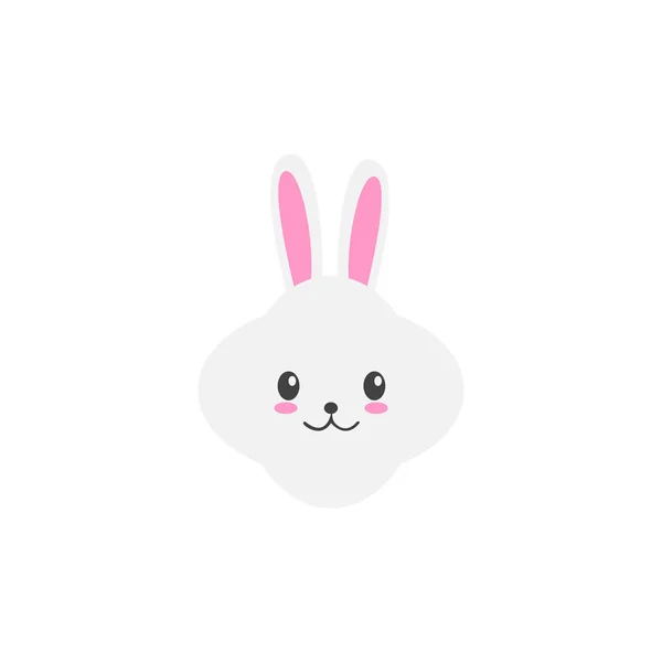 Логотип Кролика Обличчі — стоковий вектор